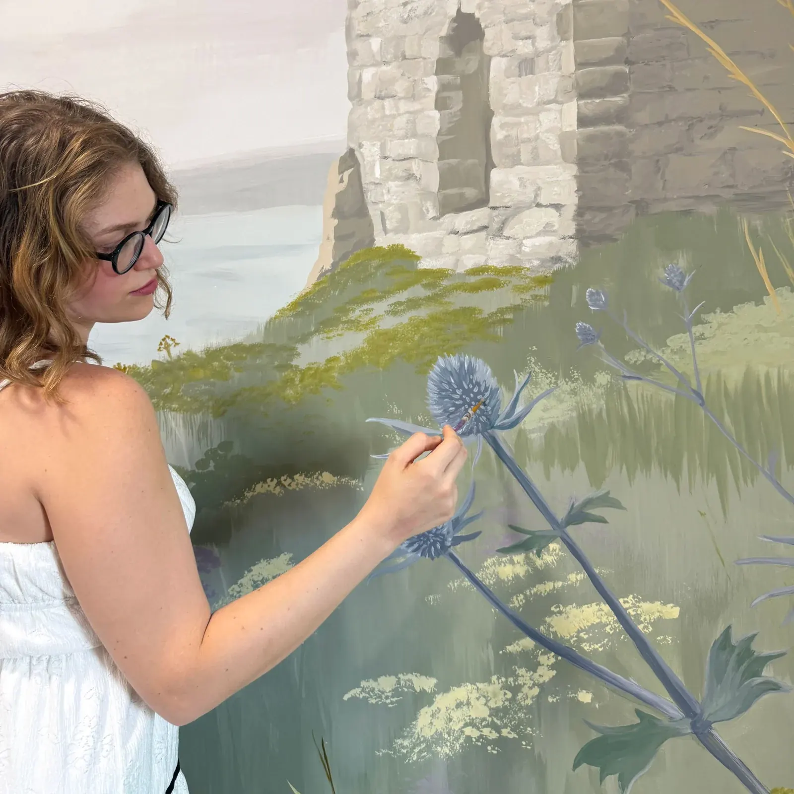 Painting the fine details