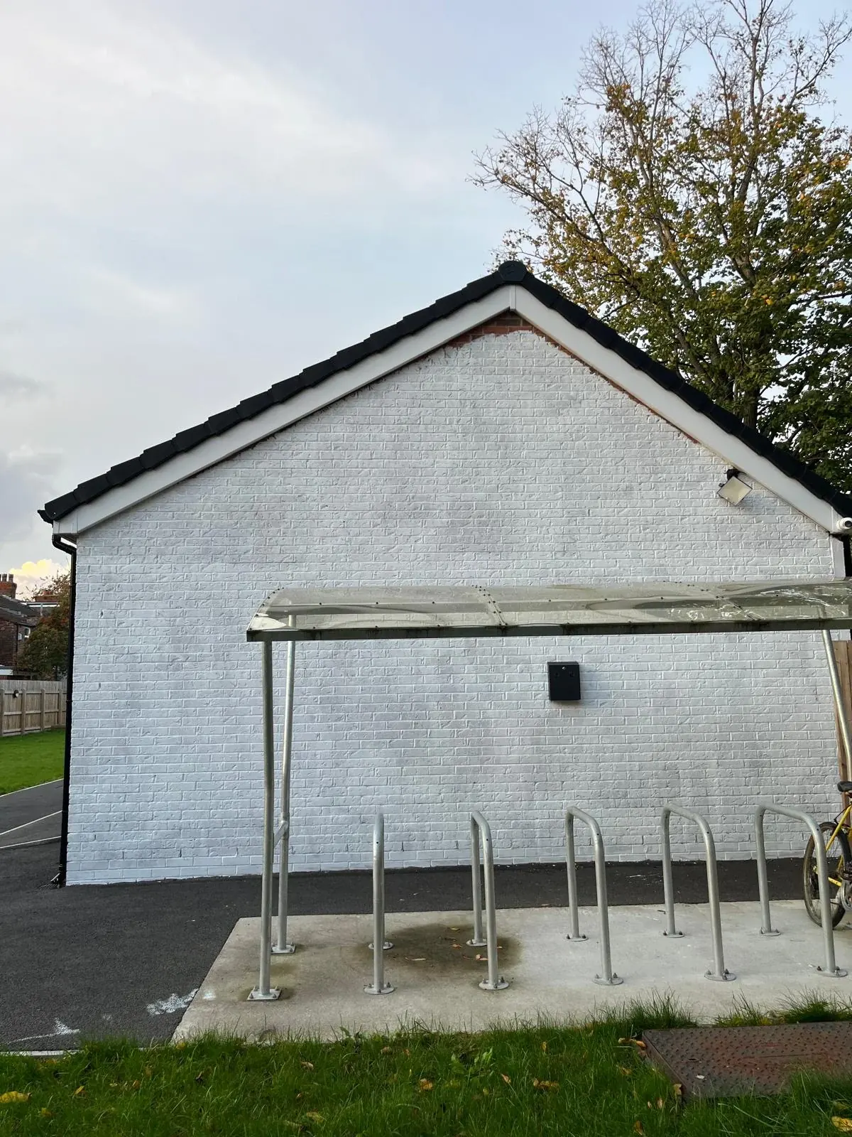 Preparing the outside wall