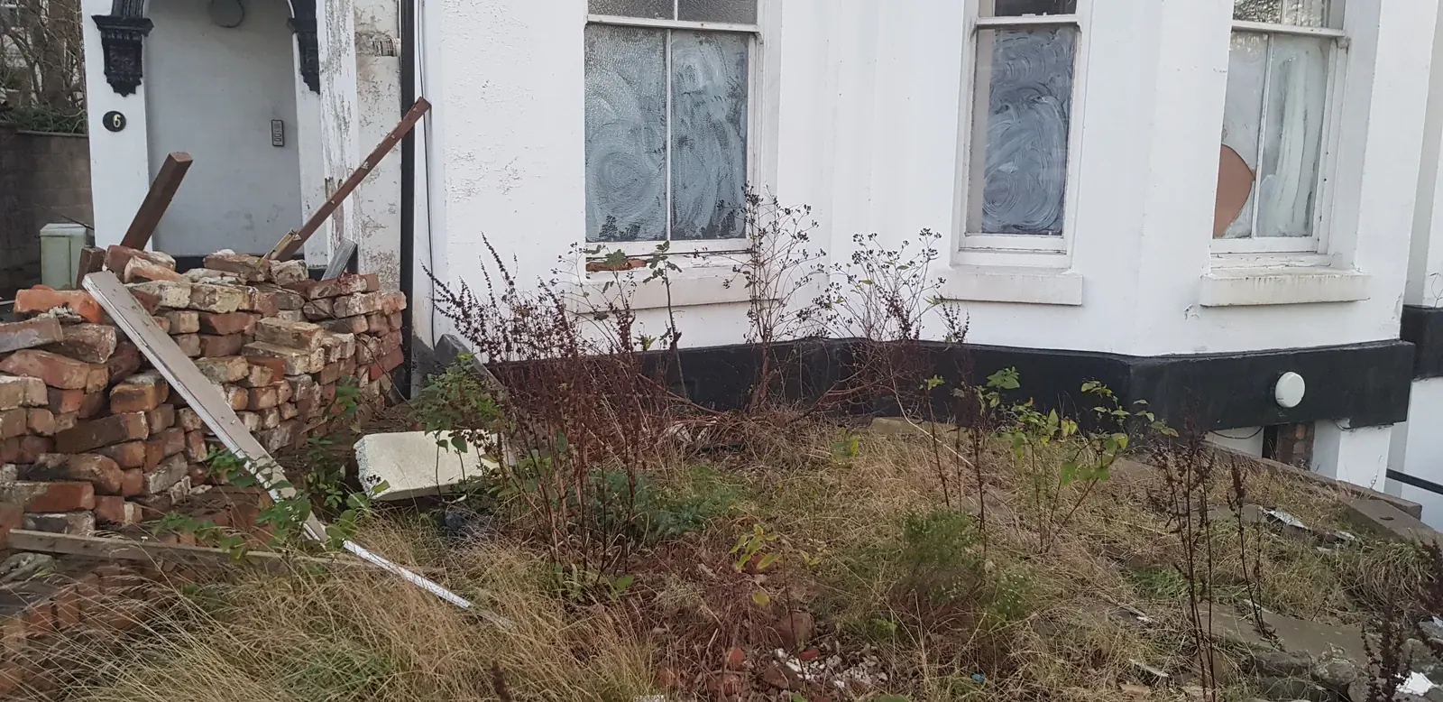 Before the external works