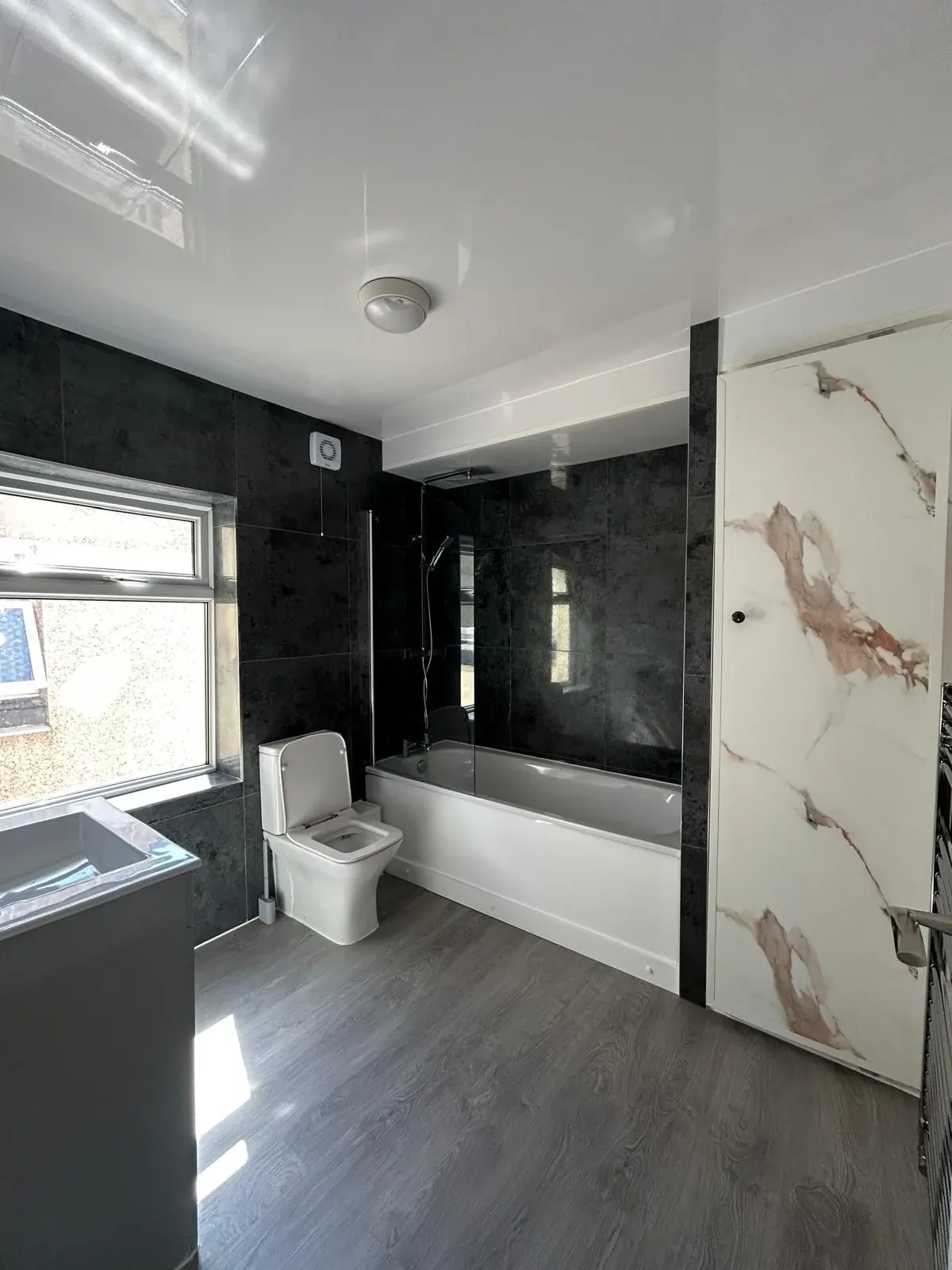 Fitted bath and shower room