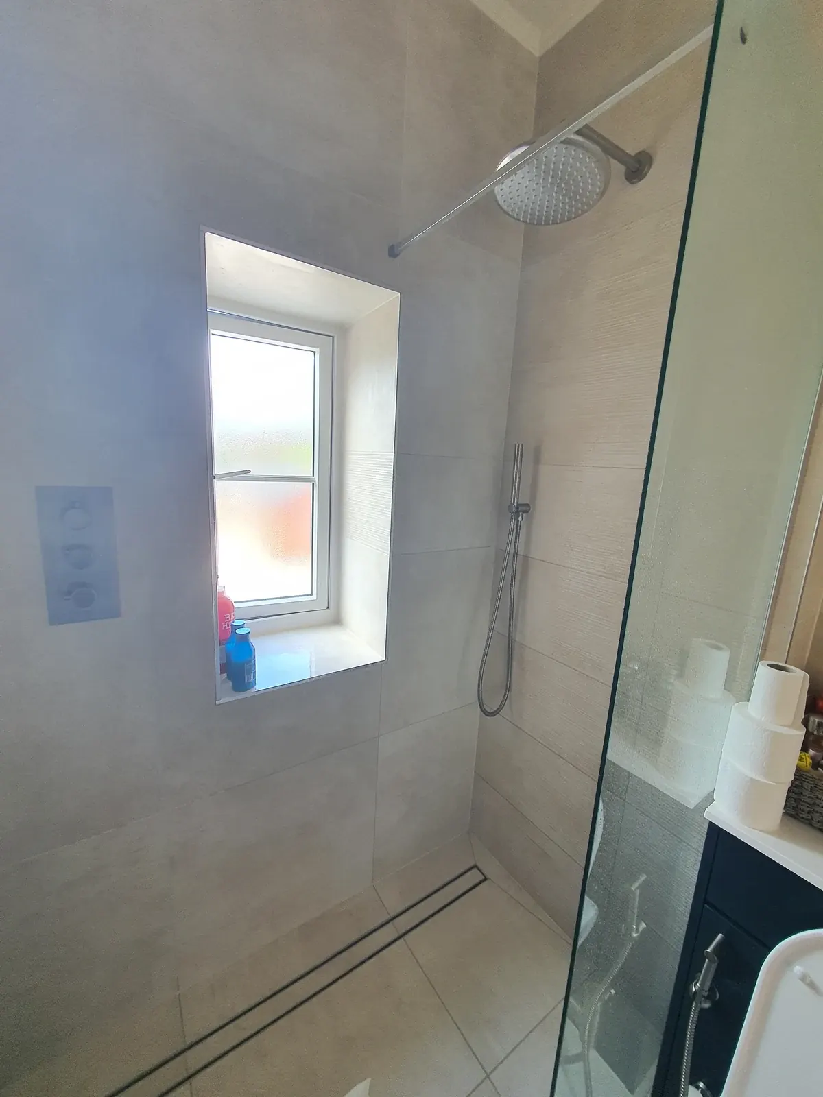 Walk-in shower in Cheshire