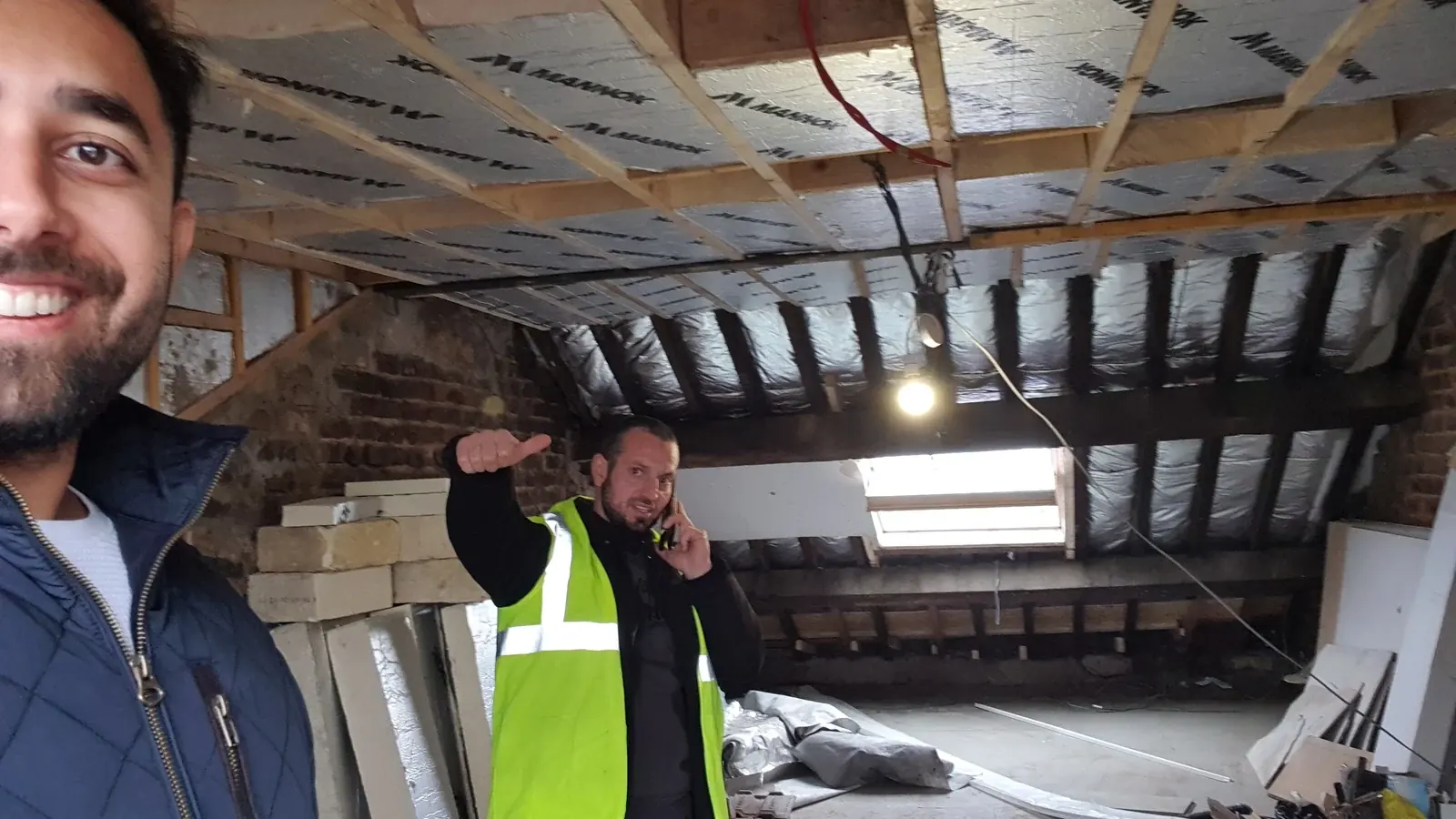 A moment on site