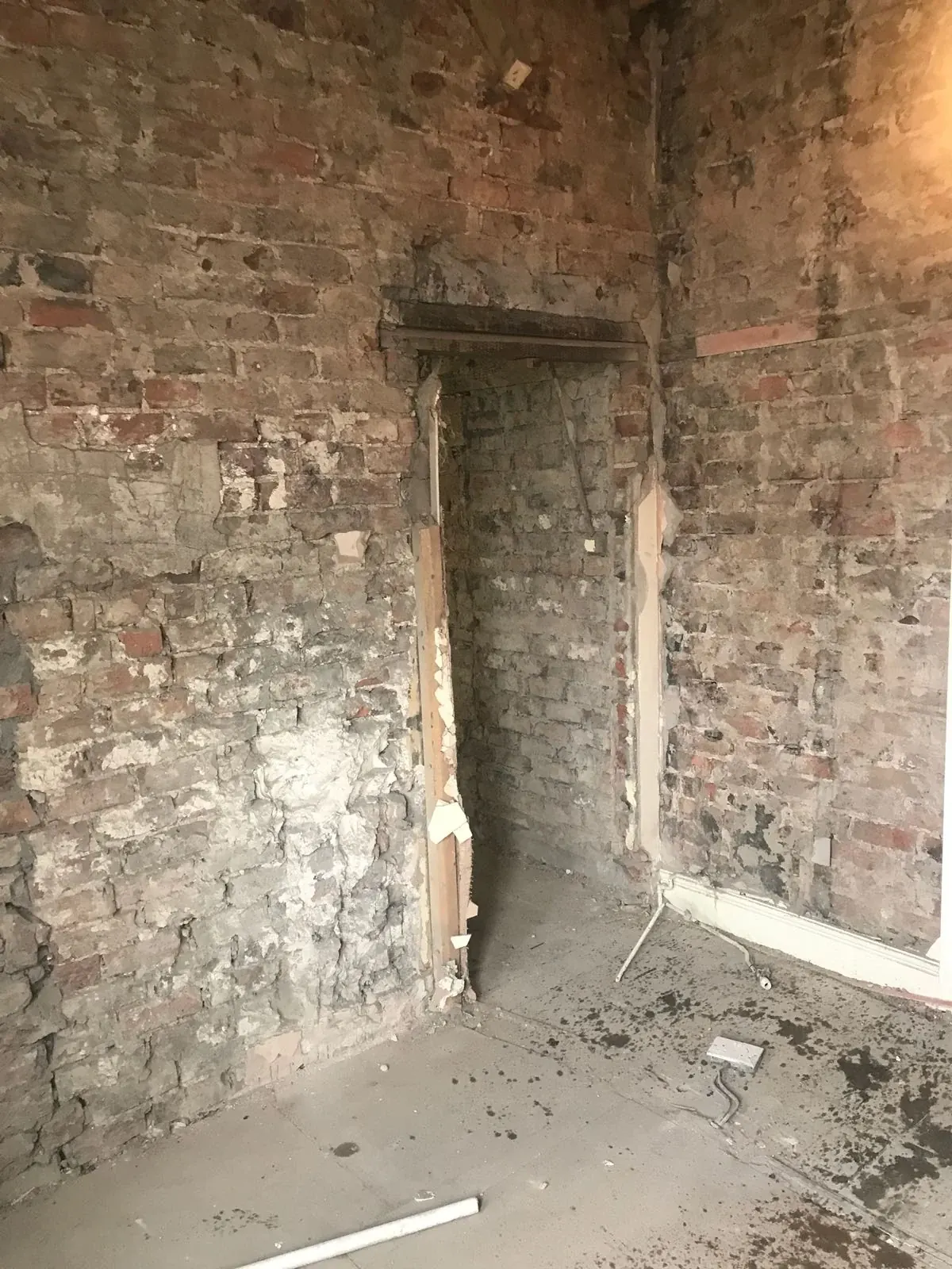 An early stripped room in South Liverpool